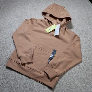 All in Motion Kids Active Comfort Pullover Hoodie Khaki Brown S 6/7 039 07 0199